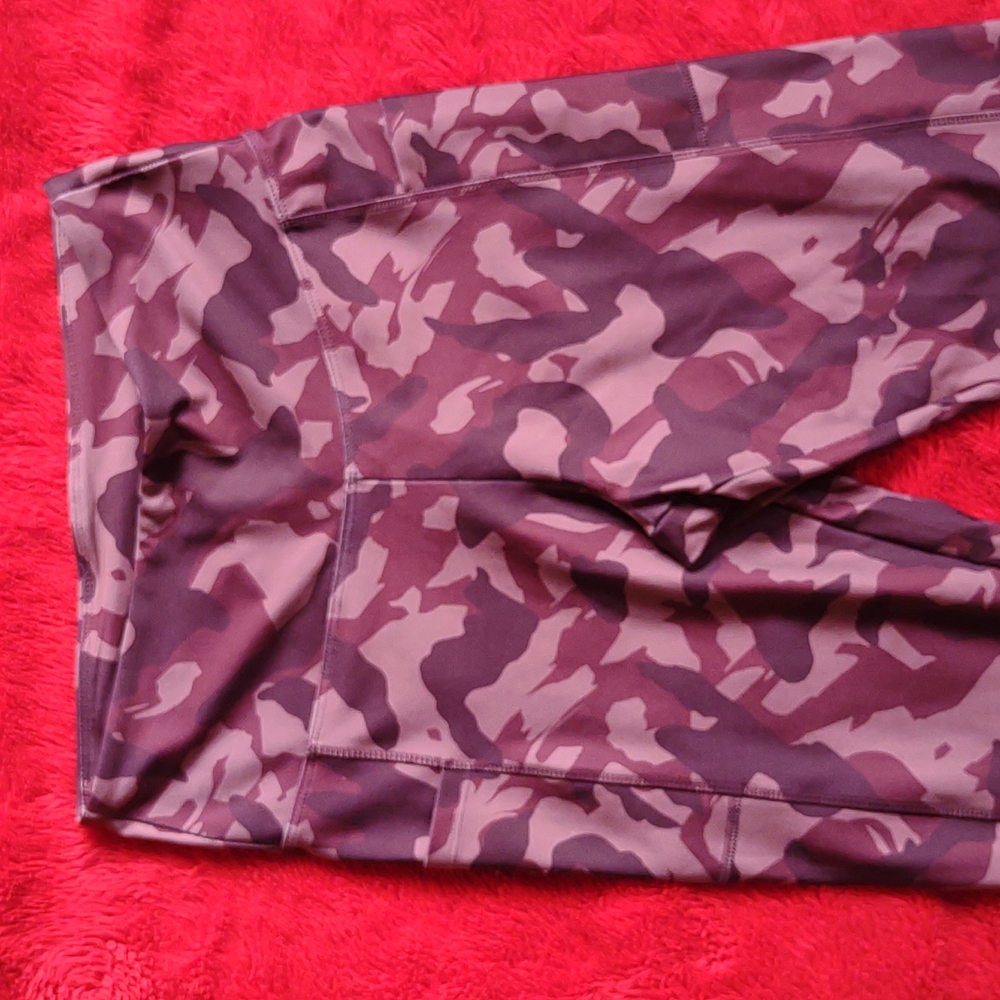 Bally Red Poly-Blend Leggings Women's Size Large (L)